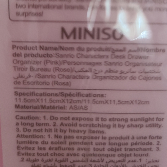 Sanrio Characters Desk Storage Case - Picture 8 of 9